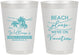 Personalized Family Vacation 8 oz Frosted Cups - Beach Please | 180004