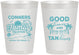 Personalized Family Vacation 8 oz Frosted Cups - Good Times Tan Lines | 180005
