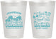 Personalized Family Vacation 8 oz Frosted Cups - Sun And Sand Beach | 180007