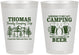 Personalized Family Vacation 8 oz Frosted Cups - Camping Park | 180013