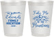 Personalized Family Vacation 8 oz Frosted Cups - Mountains | 180024