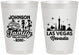 Personalized Family Vacation 8 oz Frosted Cups - Las Vegas | 180048