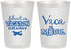 Personalized Family Vacation 8 oz Frosted Cups - Vacay Vibes Trip | 180055