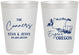 Personalized Wedding 8 oz Frosted Cups - Oregon | 186