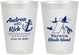 Personalized Wedding 8 oz Frosted Cups - Rhode Island | 188
