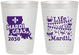 Personalized Mardi Gras 8 oz Frosted Cups - Life Of The Mardi | 190001