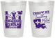 Personalized Mardi Gras 8 oz Frosted Cups - Beads Nola | 190017