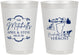 Personalized Wedding 8 oz Frosted Cups - Vermont | 194