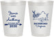 Personalized Wedding 8 oz Frosted Cups - Virginia | 195