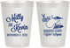 Personalized Wedding 8 oz Frosted Cups - West Virginia | 197