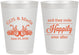 Personalized Wedding 8 oz Frosted Cups - Happily Ever After Motorcycle | 200