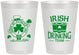 Personalized St Patricks Day 8 oz Frosted Cups - Irish Drinking Team | 200006