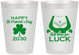 Personalized St Patricks Day 8 oz Frosted Cups - Clover Irish | 200008