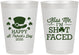 Personalized St Patricks Day 8 oz Frosted Cups - Leprechaun | 200009