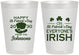 Personalized St Patricks Day 8 oz Frosted Cups - Irish Leprechaun | 200013