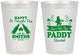 Personalized St Patricks Day 8 oz Frosted Cups - Lets Get The Paddy Started | 200014