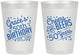 Personalized Birthday 8 oz Frosted Cups - Cheers Beers To 50 Years | 20003