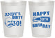 Personalized Birthday 8 oz Frosted Cups - 30th | 20012