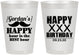 Personalized Birthday 8 oz Frosted Cups - 30th | 20013