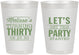 Personalized Birthday 8 oz Frosted Cups - 30th | 20017