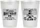 Personalized Birthday 8 oz Frosted Cups - 30th | 20018