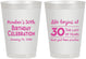 Personalized Birthday 8 oz Frosted Cups - 30th The Last 29 Years | 20019