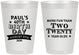 Personalized Birthday 8 oz Frosted Cups - 40th | 20045