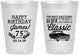 Personalized Birthday 8 oz Frosted Cups - 75th Classic Car | 20055