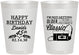 Personalized Birthday 8 oz Frosted Cups - 45th Cassette Tape | 20059
