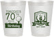 Personalized Birthday 8 oz Frosted Cups - 70th Golf | 20061