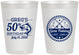 Personalized Birthday 8 oz Frosted Cups - 50th Nautical | 20065
