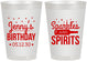 Personalized Birthday 8 oz Frosted Cups - Sparkles Spirits | 20083