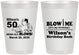 Personalized Birthday 8 oz Frosted Cups - 50th | 20085