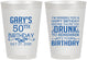 Personalized Birthday 8 oz Frosted Cups - 50th | 20095