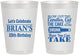 Personalized Birthday 8 oz Frosted Cups - 25th | 20100
