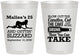 Personalized Birthday 8 oz Frosted Cups - 25th Strip Club | 20102