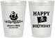 Personalized Birthday 8 oz Frosted Cups - 60th Pirate | 20106