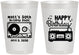 Personalized Birthday 8 oz Frosted Cups - 50th Cassette Tape | 20117