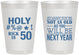 Personalized Birthday 8 oz Frosted Cups - 50th | 20120