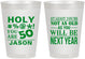 Personalized Birthday 8 oz Frosted Cups - 50th | 20122