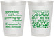 Personalized Birthday 8 oz Frosted Cups - 40th | 20135