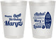 Personalized Birthday 8 oz Frosted Cups - 30th Hawaii | 20136