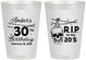 Personalized Birthday 8 oz Frosted Cups - 30th Rip 20 | 20140