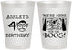 Personalized Birthday 8 oz Frosted Cups - 40th Halloween | 20145