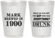 Personalized Birthday 8 oz Frosted Cups - 40th | 20148