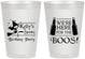 Personalized Birthday 8 oz Frosted Cups - Halloween Spooky Boos | 20158