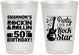 Personalized Birthday 8 oz Frosted Cups - 50th Rock Star | 20173