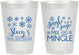 Personalized Birthday 8 oz Frosted Cups - 30th Christmas | 20188
