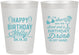 Personalized Birthday 8 oz Frosted Cups - Sun Sand Drink Hand | 20202