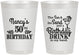 Personalized Birthday 8 oz Frosted Cups - 50th | 20203